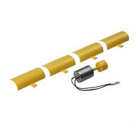 Desiumite Mini Vertical Wind Turbine Kit for Educational Use - DIY Assembly Model with 360° Auto-Orientation, DC Output 0.01-5.5V / 0.01-100mA, Plastic & Metal(sku)