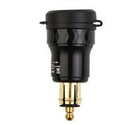 Desiumite Motorcycle DIN Socket Dual USB Charger Adapter 4.2A Power Port With Waterproof Cover For F800 F650 F700 R1200