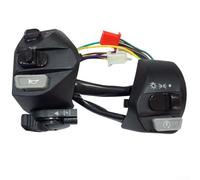 Desiumite Motorcycle Handlebar 150mm Pair for Lc135 1 Assembly Black Signal Low/Turn Abs Electric Headlight Flameout Switch Cable