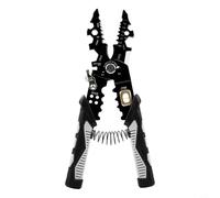 Desiumite Multifunctional Automatic Wire Stripper, Ergonomic Handle, Chrome Vanadium Steel, 6 Stripping Sizes, Crimping Function, One-handed Operation