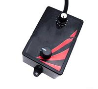 Desiumite Music For Relay for Motorcycle, Car, Truck, Marine Boat - 12-24V Sound Effect Controller with Adjustable Volume, 8/10/12/25 Songs, Black ABS & Metal Knob Desig(25 double key)