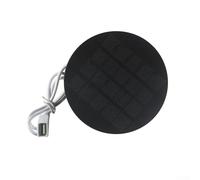 Desiumite Outdoor Mobile Power Charging Solar Lights Toys G 2w 5v Monocrystalline Solar Charging Panel Having USB Output for Elite Conversion Rate Compact Round for Format