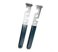 Desiumite Paver Removal Tool Set with Hex Wrench, Steel Paver Extractor and Puller with Ergonomic Handle for Lifting Interlocking Pavers