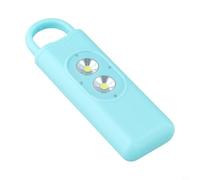 Desiumite Personal Alarm Having 130db Loud 1year Dual Strobe Led Lights for Self Defence Elderly and Standby Compact Abs Style Childre Women Long for Plus(Green)