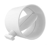 Desiumite Plastic Air Volume Control Valve 75mm/100mm/110mm/160mm/200mm Round Duct Manual Flow Regulating Valve with 90-Degree Adjustable Handle for HVAC(160mm)