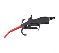 Desiumite Pneumatic Air Blow with Angled Nozzle for Car Cleaning, 127 mm Tube Length, Nylon and Metal Duster Blower for Compressor, Non-Slip Handle Dust Spray Tool