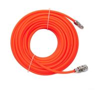 Desiumite Pneumatic Straight Air Compressor Hose 5x8mm PE Tube with Quick Connectors High Pressure Resistant for Workshop Tools 10m 15m 20m Options(RED10M)