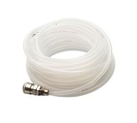 Desiumite Pneumatic Straight Air Compressor Hose 5x8mm PE Tube with Quick Connectors High Pressure Resistant for Workshop Tools 10m 15m 20m Options(WHITE10M)