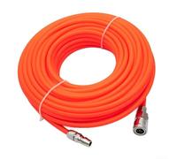 Desiumite Pneumatic Straight Air Compressor Hose 5x8mm PE Tube with Quick Connectors High Pressure Resistant for Workshop Tools 10m 15m 20m Options(RED20M)