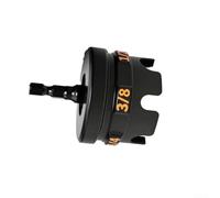 Desiumite Power Tool Nut Socket Wrench Attachment For 14, 38, 12 Threaded Rods, Speed Up Installation Of Nuts On Post Systems And Conduit Racks With Alloy Construction(A)