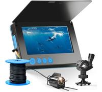 Desiumite Professional Fish-finding Camera System, 4.3-inch LCD Screen, 220-degree Wide Angle, Underwater Detection Equipment(30m)