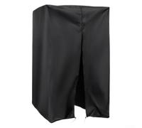 Desiumite Pull Up Bar Station Dust Cover Waterproof Protective Cover for Fitness Equipment 210D Oxford Cloth with Adjustable Drawstring and Zipper Opening Black(120 * 175 * 213 cm)