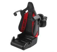 Desiumite Racing Seats Phone Holder for Car Vent Compatible with Smartphones up to 8.5cm Wide 1.5cm Thick ABS Plastic and Fabric Construction Shockproof Anti-Drop Design (yellow)
