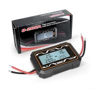 Desiumite RC200A Digital Power Analyzer Battery Tester Ammeter with Watt Meter Function 0-60V Input Range 200A Current Measurement Backlit Display for Energy Analysis(100A)