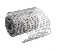 Desiumite Rust Resistant Aluminum Gutter Guard Mesh 127mm x 6.1m or 150mm x 6.1m Roll, DIY Cut Protection Screen to Stop Leaves, Branches and Debris Blocking Gutters(150 * 6.1)