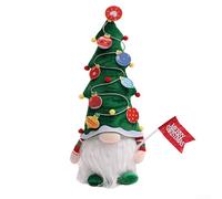 Desiumite Scandinavian Traditional Plush Dwarf Collection Ornaments, Nordic Home Decoration Soft Stuffed Doll, Desktop Fireplace Decoration, 14 Cm Wide(Green)