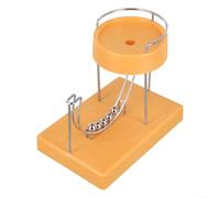 Desiumite Science Kinetic Art Motion Machine Sculpture Desk Toy, Newton's Law Energy Model for Office or Home Decor, Stress Relief Physics Yellow(Yellow)