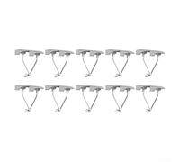 Desiumite Solar Panel Water Drain Clip for PV Modules, 30/33/35/40mm Aluminum Alloy Cleaning Clip with Dual-Rib Design, Clog Prevention, Secure Connection, 10(30mm)