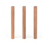 Desiumite Solid Wood Round Log Tenon for DIY Carpentry Projects, 8/10/12mm Diameter, Made from Ebony Rosewood or Red Sandalwood, for Easy to Customize with High Load Capacity(10mm Rosewood)