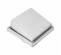 Desiumite Stainless Steel Exhaust Grille Wall Ventilation Hood 304 Metal Air Outlet For Kitchen, Bathroom And Office Ventilation Adjustable Indoor Ceiling Installation(125MM)