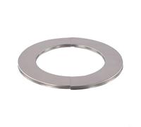 Desiumite Stainless Steel Pipe Cover for Home & Garden, Decorative Wall Pipe Shield, Split Design for Easy Installation, Silver Rosette Faceplate Compatible(90mm)