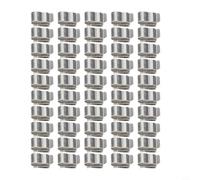 Desiumite Stainless Steel Solar Panel Wire Clips for 2 x 6mm PV Cables, 304 Spring Steel Cable Clamps for Solar Panel Racking and Mounts, Easy Tool-Installation for(50Pcs)
