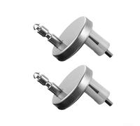 Desiumite Stainless Steel Toilet Lid Screw Clips for Quick-Release Expansion Hinges - 2-Pack, 8mm Pin Diameter, Fits Most Standard Top-Fixed Toilet Seats(55mm)