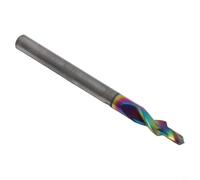 Desiumite Steel Step Drill Bit for -12M, Two-Stage Countersink Chamfer Drill with Emery Coating, Compatible with for CNC Machining Centers, Aluminum Alloy(2.5-4.0)