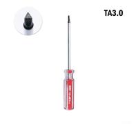 Desiumite Ta18 for Ta42 Tips Chrome Vanadium Steel Repair Tool for Electronics Red Plus Silver Handle 6piece Triangle Screwdriver with Set(TA3.0)