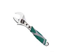 Desiumite Three-Piece Adjustable Wrench Set 8 10 12 Inches Built With Chromium Vanadium Steel Smooth Screw Mechanism And Dual Opening Multi-Function Head(12-inch Green)