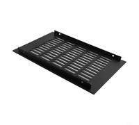 Desiumite Vent Cover, Rectangular Ventilation Grille, Aluminum Alloy Material, For Wardrobes, Cabinets, Closets, Louvered Ventilation Design(Black 200x300mm)