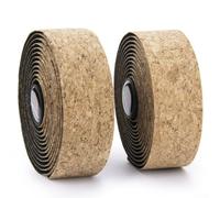 Desiumite Wood Chip Texture PU Handlebar Tape for Road Bikes - Non-Slip, Shock-Absorbing & Sweat-Wicking Drop Bar Wrap, Natural Tan Brown, 1-Set(sku)