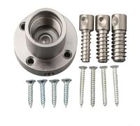 Desiumite Woodworking Lathe Chuck for 2 Inch Faceplate with 1 Inch x 8 TPI Thread, Steel Screw Chuck for Wood Lathe Machine, Includes Mounting Screws