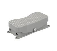 Desiumite YDT1-20 Aluminum Alloy Foot Switch Control Button Controller With Housing 380V 15A IP62 Protection Grade For Manufacturing Metal Art Food And Beverage Industry