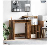 Desk 120.5x44x88.5cm Engineered Wood Old Wood Finish with Drawer & 2 Shelves UK