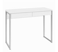 Function Plus Desk with 2 Drawers, white