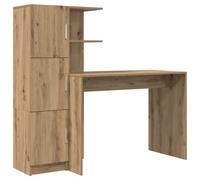 vidaXL Desk 2 pcs Old Wood