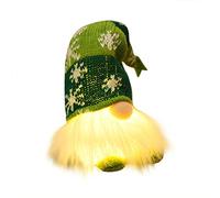 Desk Accessories for Women Christmas Ornaments Night Light Old Man with Light Dwarf Faceless Doll Pendant Luminous Christmas Tree Pendant