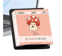 Desk Affirmation Cards 2026 - Humorous Quotes Calendar, Daily Inspiration Paper Pad, Motivational Message Organizer, Study Table Decor, Planner