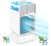 Desk Air Conditioner, 3 Wind Speeds,3 Spray Modes Domestic Air Coolers 2/4 H Timer,120° Oscillating Cooler Air Cooler for Home and Office
