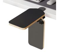 Desk Arm Rest - Wooden Table Extender, Ergonomic Folding Shelf, 90 Degree Adjustable Elbow Support | Portable Padded Extension Card For Digit