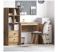 Desk Artisan Oak 70x40x76cm Engineered Wood Compact Writing Desk for Home Study
