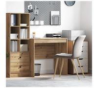 Desk Artisan Oak 80 x 50 x 76 cm Engineered Wood Compact Writing Table forStudy