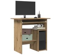 Desk Artisan Oak 80x45x74 cm Engineered Wood Berkfield Home Brown One Size