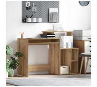 vidaXL Desk Artisan Oak Engineered Wood 120.5 x 44 x 88.5 cm, Brown