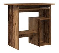 Desk Bedroom Office Desk Work Corner Table Study Desk Engineered Wood vidaXL