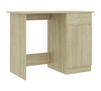 Desk Bedroom Office Desk Work Corner Table Study Desk Engineered Wood vidaXL
