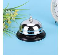 Desk Bell, Stainless Steel Dinner Call Bell for Kitchen, Coffee Shop, Restaurant, Made of Stainless Steel, Mirror, Easy to Use, Crisp Bell Sound Assistance Bell with Fine
