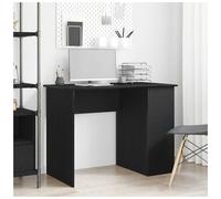 vidaXL Desk Black Oak 100x55x75 cm Engineered Wood office desk study desk