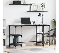 Desk Office Study Writing Desk Computer Desk Metal and Engineered Wood vidaXL